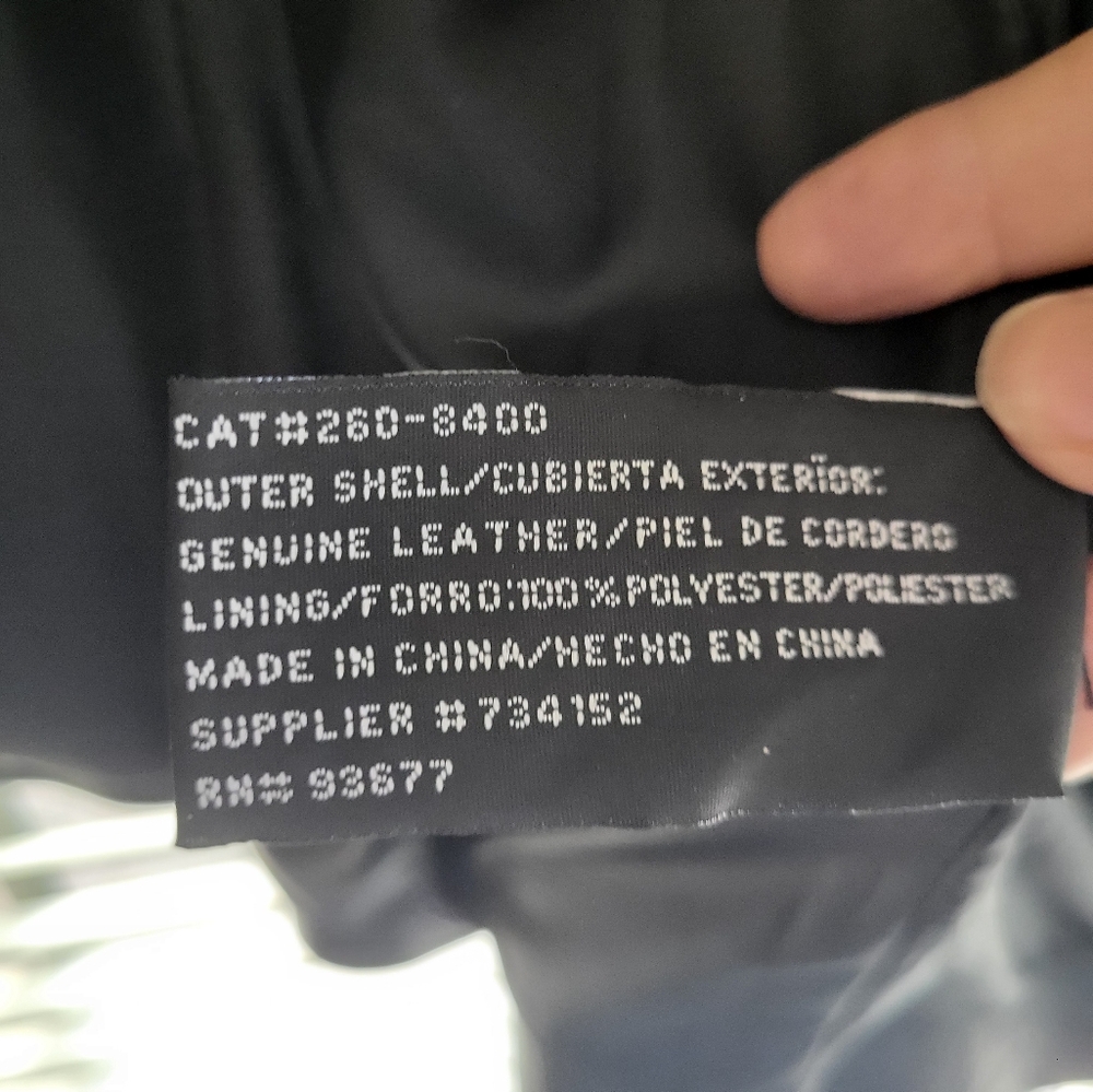 Worthington Women's Black Leather Jacket - Picture 4 of 4